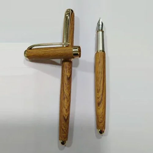 Metal Wood Finish Fountain Pens