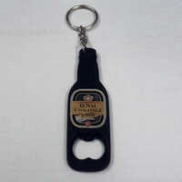 Metal Bottle Opener - Stainless Steel, Bottle Shape, Sleek Black Color | Durable, Modern Design For Bartenders And Home Entertainers