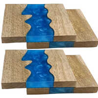 Dining Table Coasters - Wooden Design | Modern Aesthetic, Elegant Protection For Your Dining Surfaces