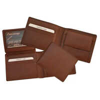 Brown Leather Wallet - Leather Purse, Standard Size, Modern Design, Multiple Color Options Available