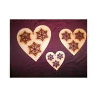 Wooden Christmas Decorations - Mdf, 3'' Inch, Golden Tree Shaped | Eco-friendly, Natural Surface Treatment, Customizable Packaging