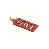 Wooden Gift Tag - 75x35 Mm, Reddish-brown Smooth Finish | Natural Wood, Lightweight For Attaching To Gifts, Personal Touch