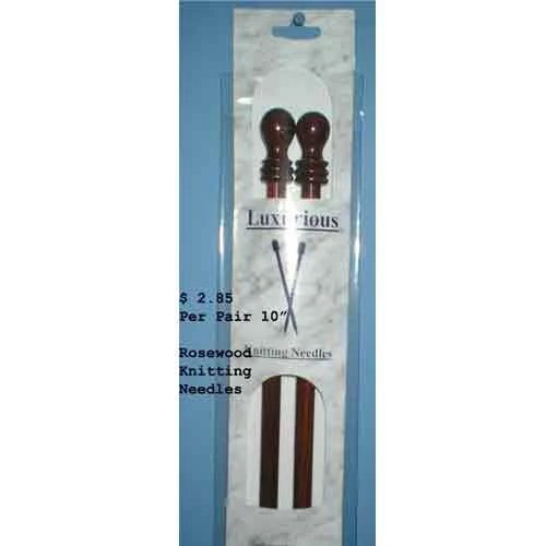 Wooden Handicraft Packed Rosewood knitting Needles