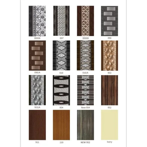 Polydoor Laminated Door Skins - Color: Wooden Patters