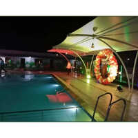 Swimming Pool Tensile Structure - Color: As Per Requirement