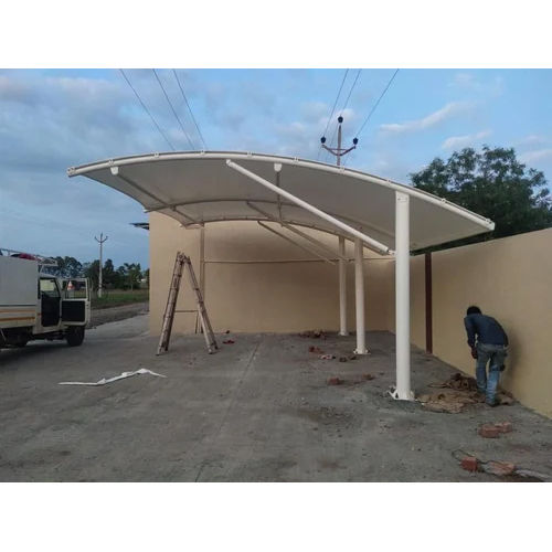 Steel Tensile Car Parking Shed - Color: As Per Requirement