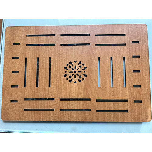 Laser Cut Dining Table Mat - Color: Brown