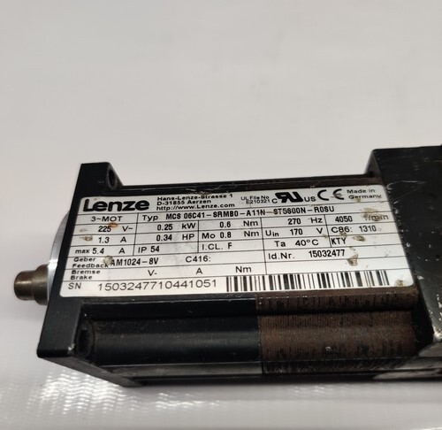 LENZE MCS 06C41-SRMB0-A11N-ST5S00N-R0SU SERVO MOTOR