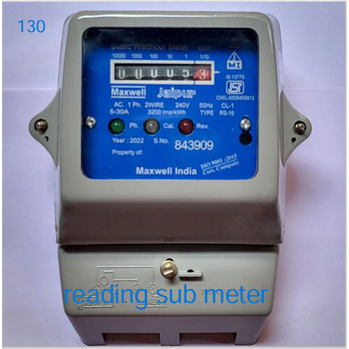 White Reading Sub Meter