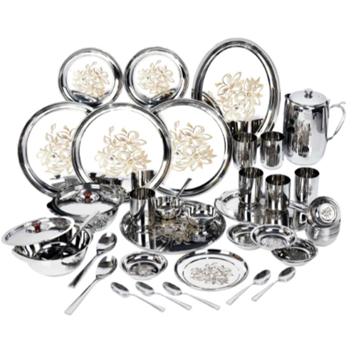 Silver Kitchen Utensils Dinner Set