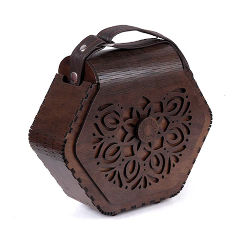 Brown Decorative Purse