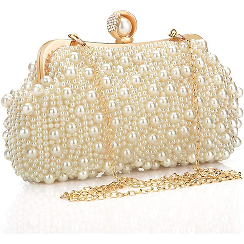 Cream Wedding Bridal Purse
