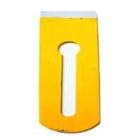 T C T Hand Planer Knife - Tungsten Carbide, 25 Mm Rectangular Blade | Yellow Coated, Rigid Hardness, Durable For Woodworking Applications