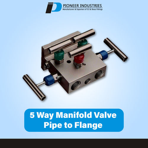 5 Way Manifold Valve Pipe To Flange