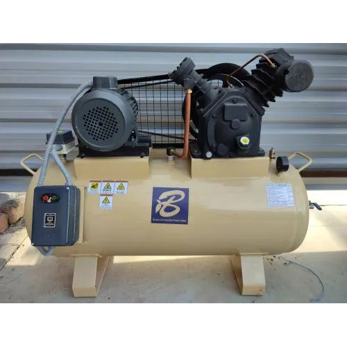 Bei - 1206 - 2Hp - 120 Liter Single Stage Reciprocating Air Compressor Size: 1300X400X730 Mm