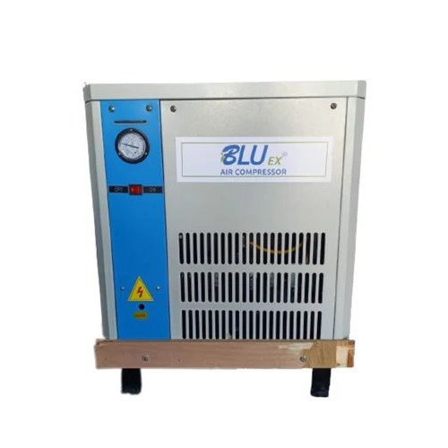 Refrigerated Air Dryer - 230 Volt | Electric Power Source, White and Blue Design, Industrial Usage