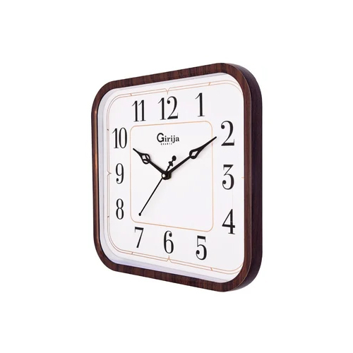 12 inch Girija Quartz Analog Display Plastic Wall Clock