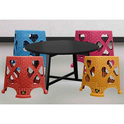 Spider Plastic Patla With Set Of 4