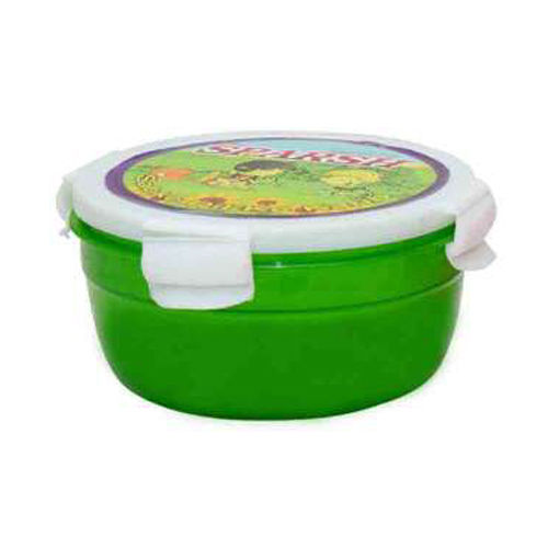 Green Picnic Plastic Tiffin Box