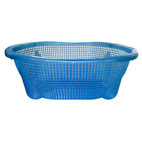 Blue 9 Inch Fizzy Plastic Basket