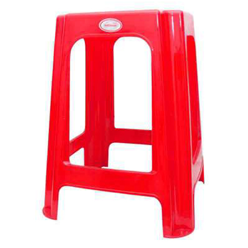 Square Stool - Color: Red