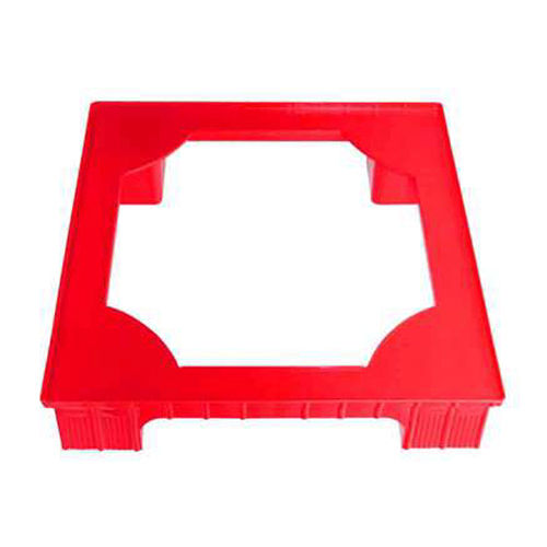 Red Plastic Fridge Stand