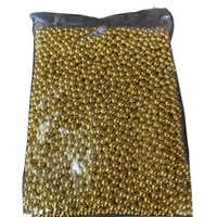 Round Golden Pearl Stone - Natural Limitation Pearl, 25 Kg Golden Color, Round Shape | Gold Finding, High-quality Pearls