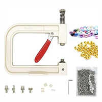 Mild Steel Pearl Attaching Machine - Color: White