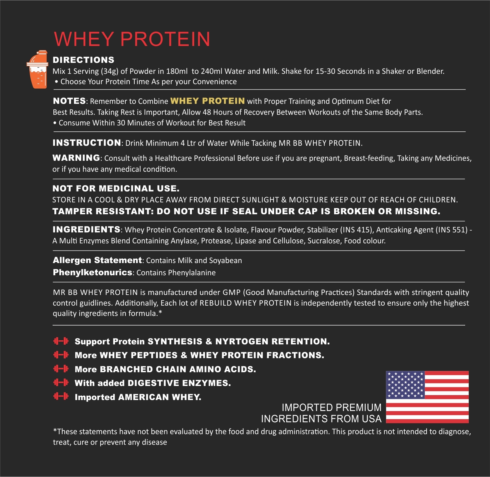 Whey Isolate Protein Powder