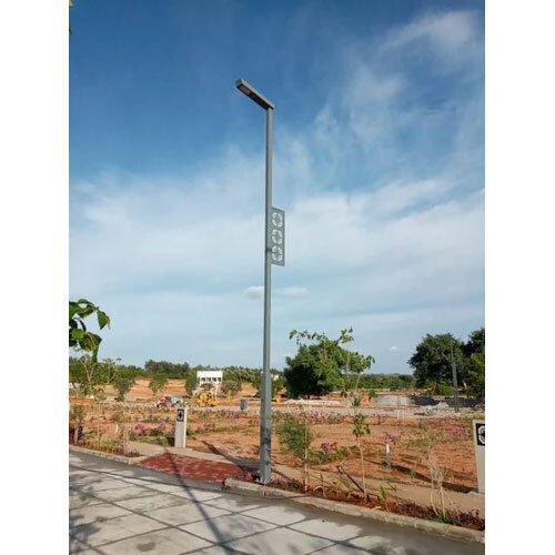 Aluminium Garden Light Pole - Color: Silver