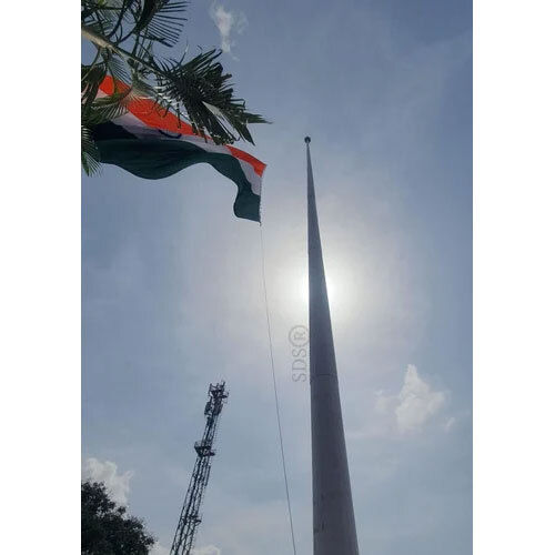 Silver Flag Mast Pole