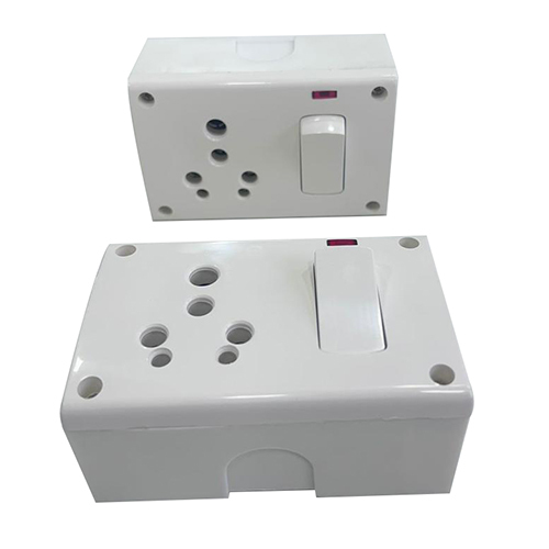 White 3 In One Junction Box With Indicator