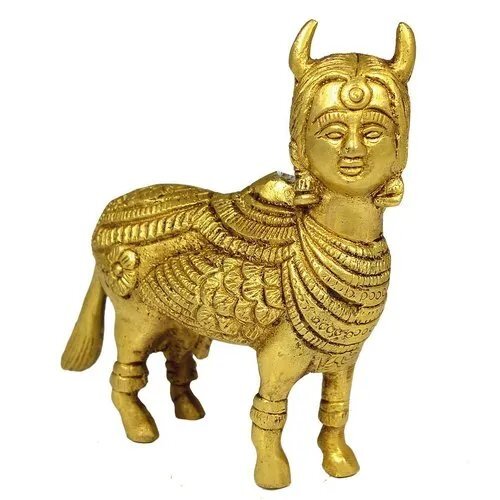 Shubh Sanket Vastu 3.5 Inch Brass Kamdhenu