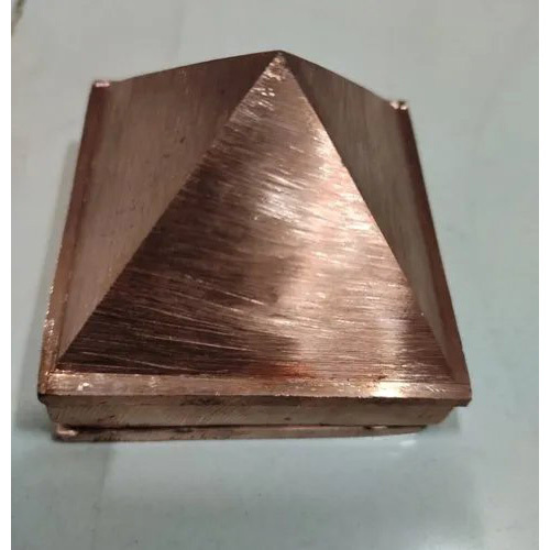 Shubh Sanket Vastu Copper Pyramid In 3 Layer 3 Inches