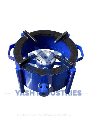 10 x 10 x 8 Mild Steel Round (Normal) Gas Stove/Gas Bhatti/Gas Chula