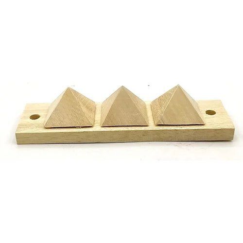 Shubh Sanket Vastu Shriparni Wooden Pyramid Strip Vaastu Dosh Nivaran Toilet Defects, Division