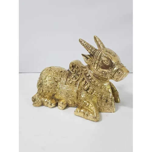 Shubh Sanket Vastu Brass Nandi Bull 6