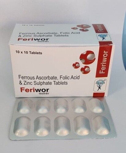 FERROUS ASCORBATE 100MG FOLIC ACID105MG ZINC SULPHATE 61.8MG