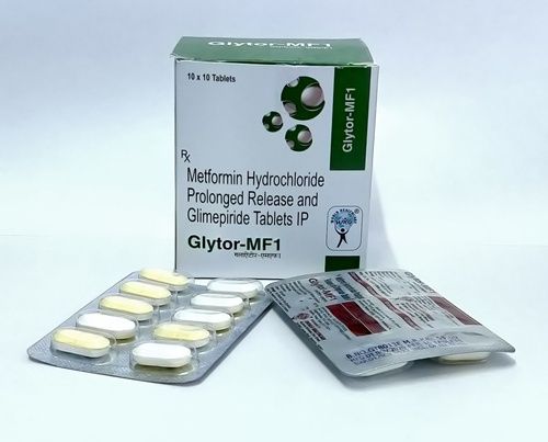 GLIMIPERIDE 1MG METFORMIN 500MG(BILAYERED TABLET)