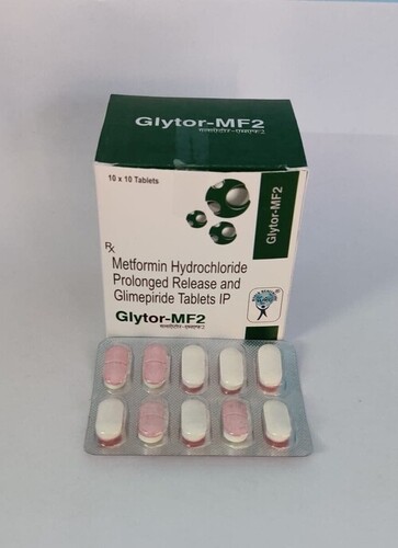 GLIMIPERIDE 2MG METFORMIN 500MG (BILAYERED TABLET)