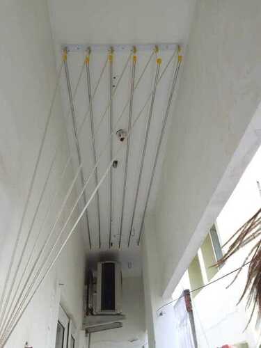 Pulley type cloth drying hangers in Tachampara Kerala