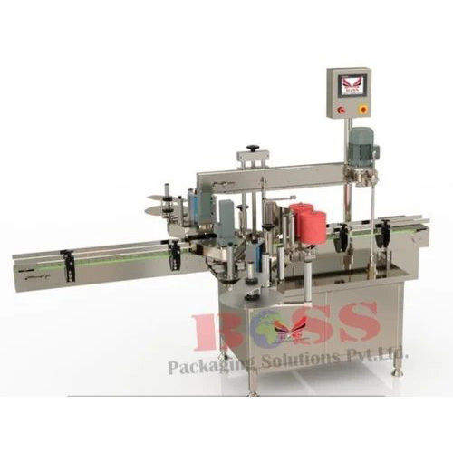 Compact Double Side Vertical Labeling Machine