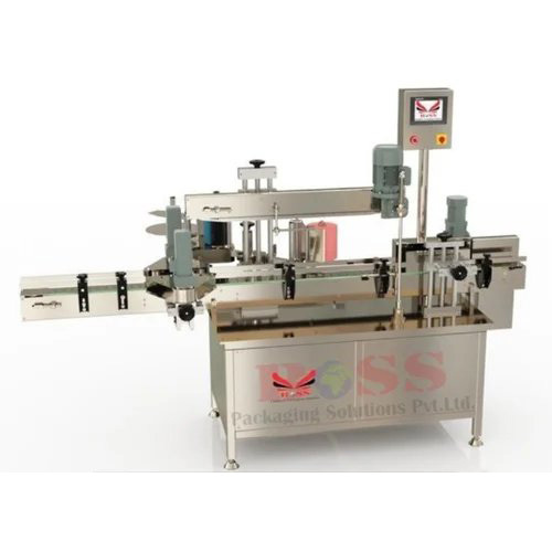 Semi Automatic Single Side Vertical Labeling MC. - Flat Bottle
