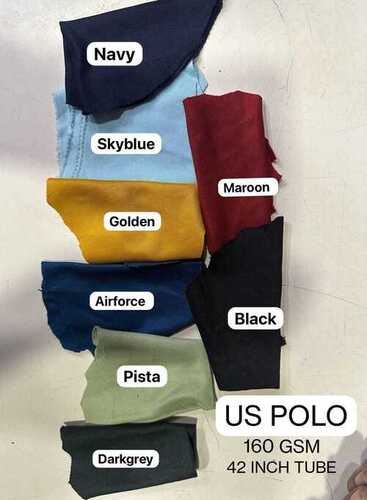 Knitted US Polo Lycra Fabric