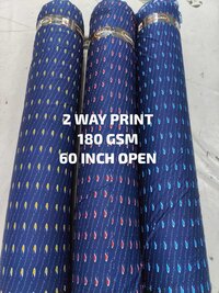 Knitted Semi Zurich Print Lycra Fabric