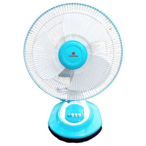 White And Blue Plastic Electric Table Fans