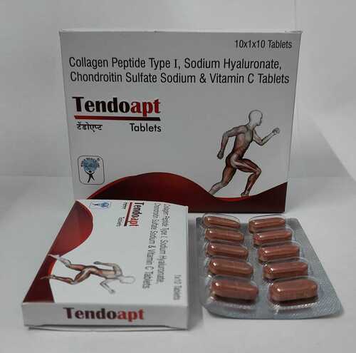 COLLAGEN PEPTIDE TYPE1 40MG SODIUM HYALURONATE 30MG CHONDROITIN SULFATE SODIUM 200MG VITAMIN C 35MG TABLET