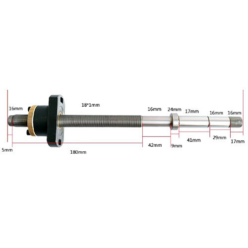 18x1x325mm Screw Rod