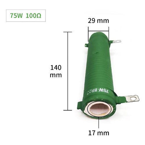 75w 100 Edm Resistor Application: Electrical Industry