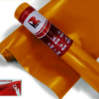 3m Color Vinyl - High-quality Vinyl Material, Available In Rolls Or Sheets, Vibrant Marigold Color, Translucent Finish, Weather Resistant, Flexible Application